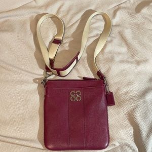 Coach leather crossbody